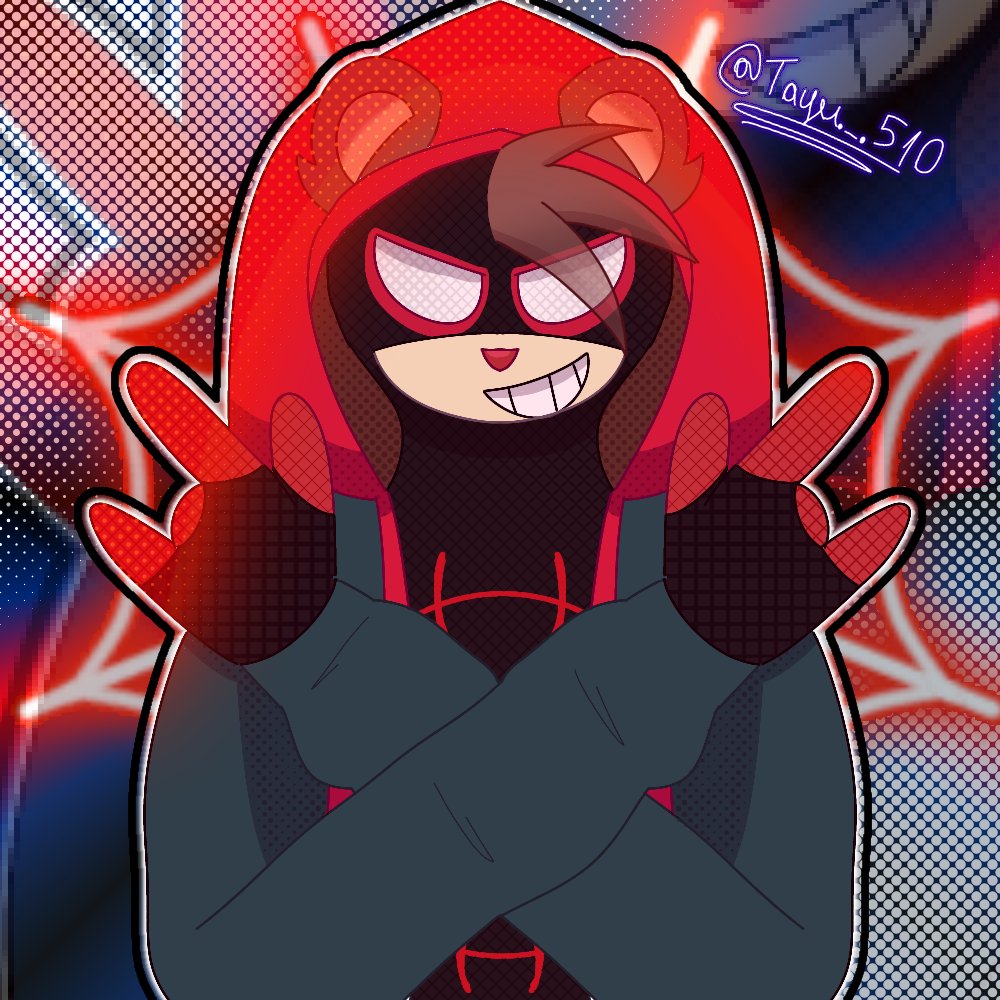 Tayu_510's tweet photo. Day 9: DumDan 

(DumDan was dressed as Miles Morales from Spider-Man: Into the Spider-Verse🕷️🖤)

#mdp #maxdesignpro #maxtober #maxtober2026 https://t.co/2SB1Gm5ZjP