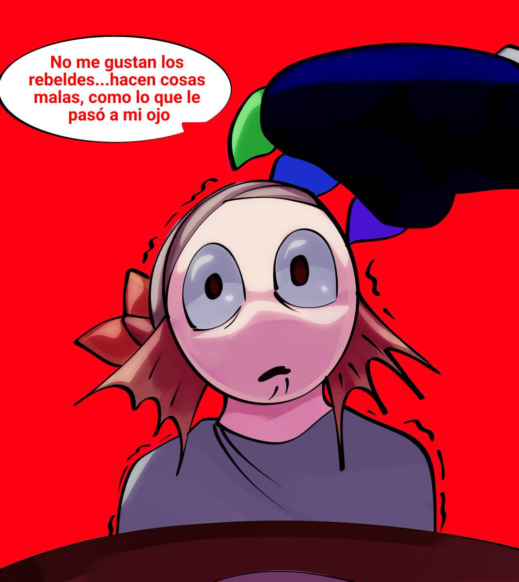 HDushell34470's tweet photo. Sprout aún muerto no está libre de sus crímenes, almenos su hijo lo recuerda como el progenitor/madre perfecto #dandysworld #dandy #sprout #tifon https://t.co/0kgVL936In