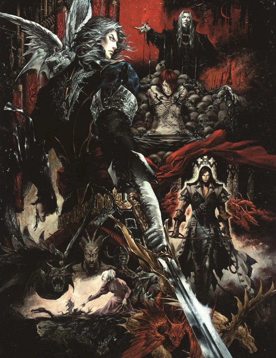 finalformlab's tweet photo. Every single promotional painting by Ayami Kojima looks like a piece of fine art from a dark gothic museum  🧛‍♂️🦇 https://t.co/rh4eeqpWwd