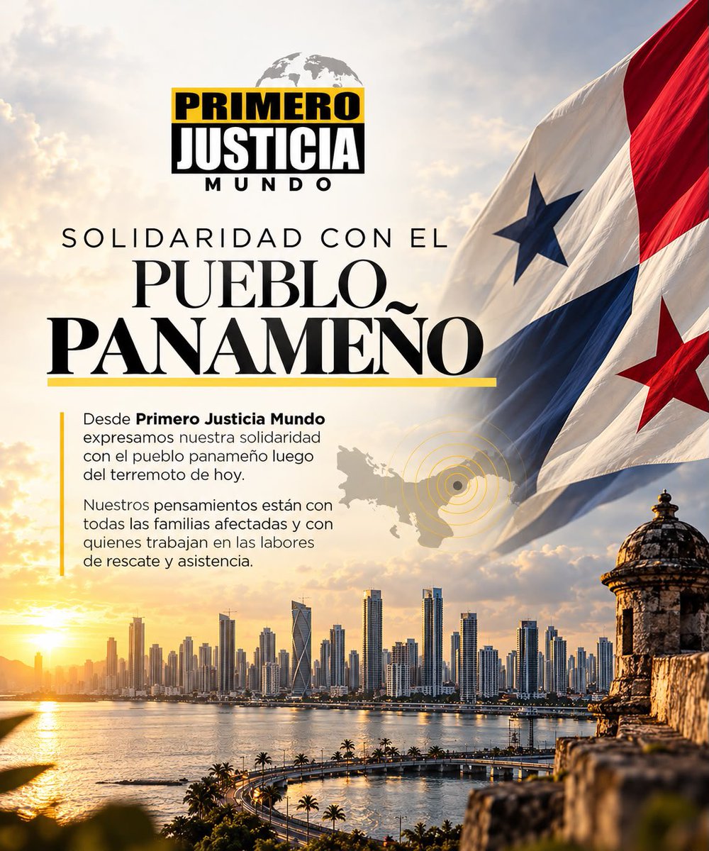EdinsonFerrerA's tweet photo. Toda nuestra solidaridad con nuestros hermanos de Panamá 🇵🇦, en estos momentos.
¡Cuentan con nosotros! https://t.co/aqA9LlZojp