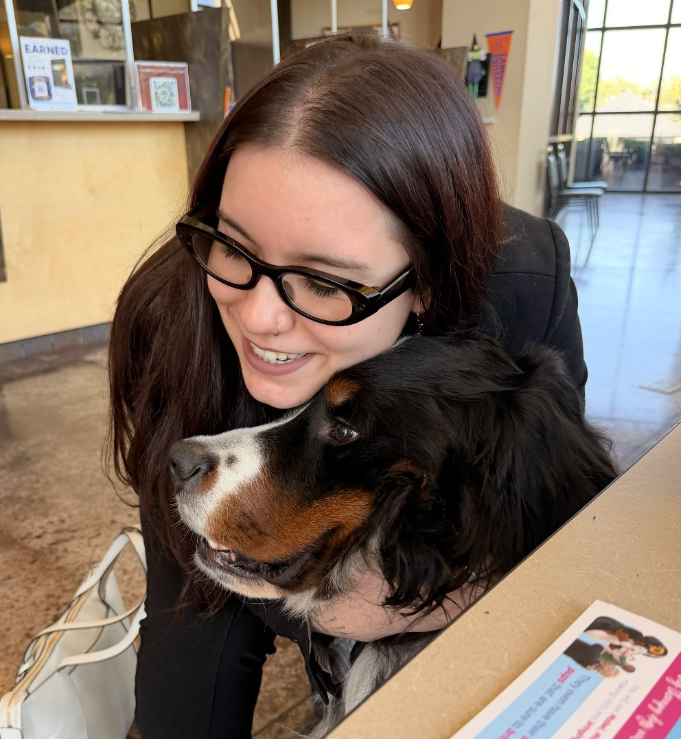 lbain7's tweet photo. Moose had the BEST time being a special guest at the Tulsa Higher Education Consortium Fall Convening and Academic Advising Summit at Langston University today. 
A huge thank you to everyone for such a warm welcome! Moose loved every minute of it!  Grateful to have been included! https://t.co/TNorig5dfI