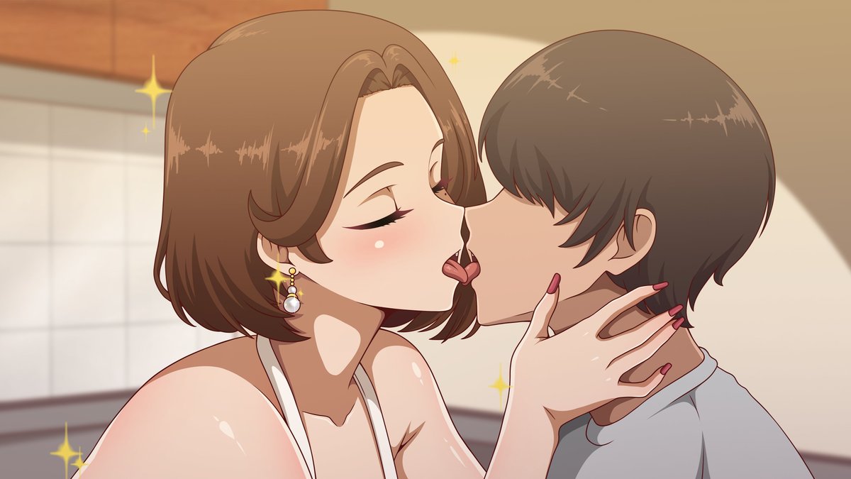 ErebetaD's tweet photo. Sayaka Hot kisses! https://t.co/e7gRWJd5GQ
