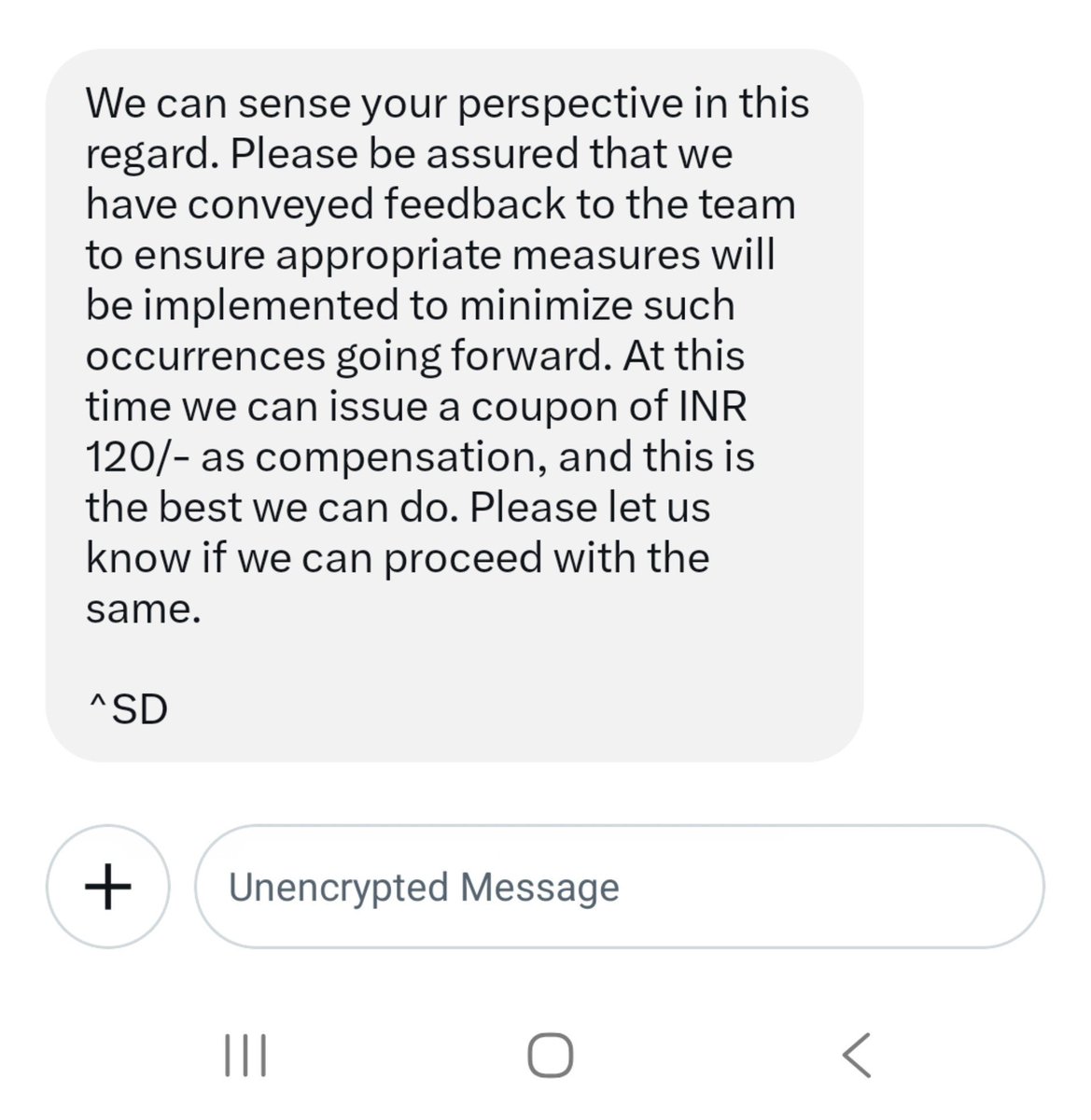 KrishanaTeja555's tweet photo. If this is what the BEST you can do, thats nothing but WORST!

HAVE THAT FOR YOURSELF TOO AND DONT SEE ME AGAIN ON YOUR APP!!

Time and again I think #swiggy won't fail me, you do fail me providing poor #CustomerExperience and #customerservice
Time for me to switch for good!! https://t.co/lwNgGwuxQ2