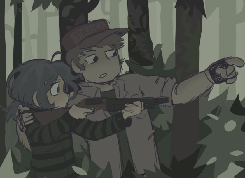 fishnchips_0's tweet photo. Day Nine; ##ClinicalTrialgame hunter au 
au made by @nymphusband https://t.co/2u4mMrR6H7