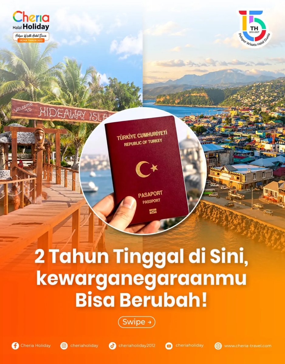 nitsuga_nada's tweet photo. Tinggal 2 tahun di negara tertentu bisa membuka jalan menuju kewarganegaraan. Argentina, Turki, Dominika, Vanuatu, dan Saint Kitts &amp; Nevis punya jalur berbeda lewat masa tinggal, investasi, atau kontribusi. Syarat dapat berubah sewaktu-waktu. https://t.co/2zPWAvNROB