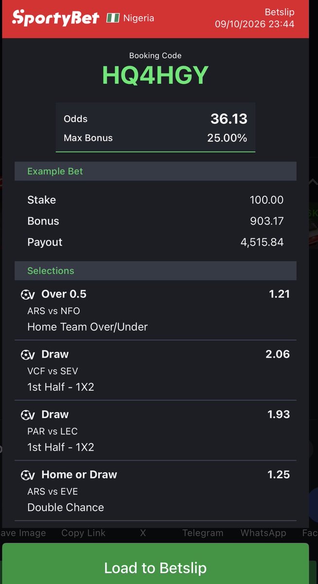 200billiongame's tweet photo. HQ4HGY

36 ODDS. V football vitual 

RETWEET https://t.co/Lfz4dm31wb