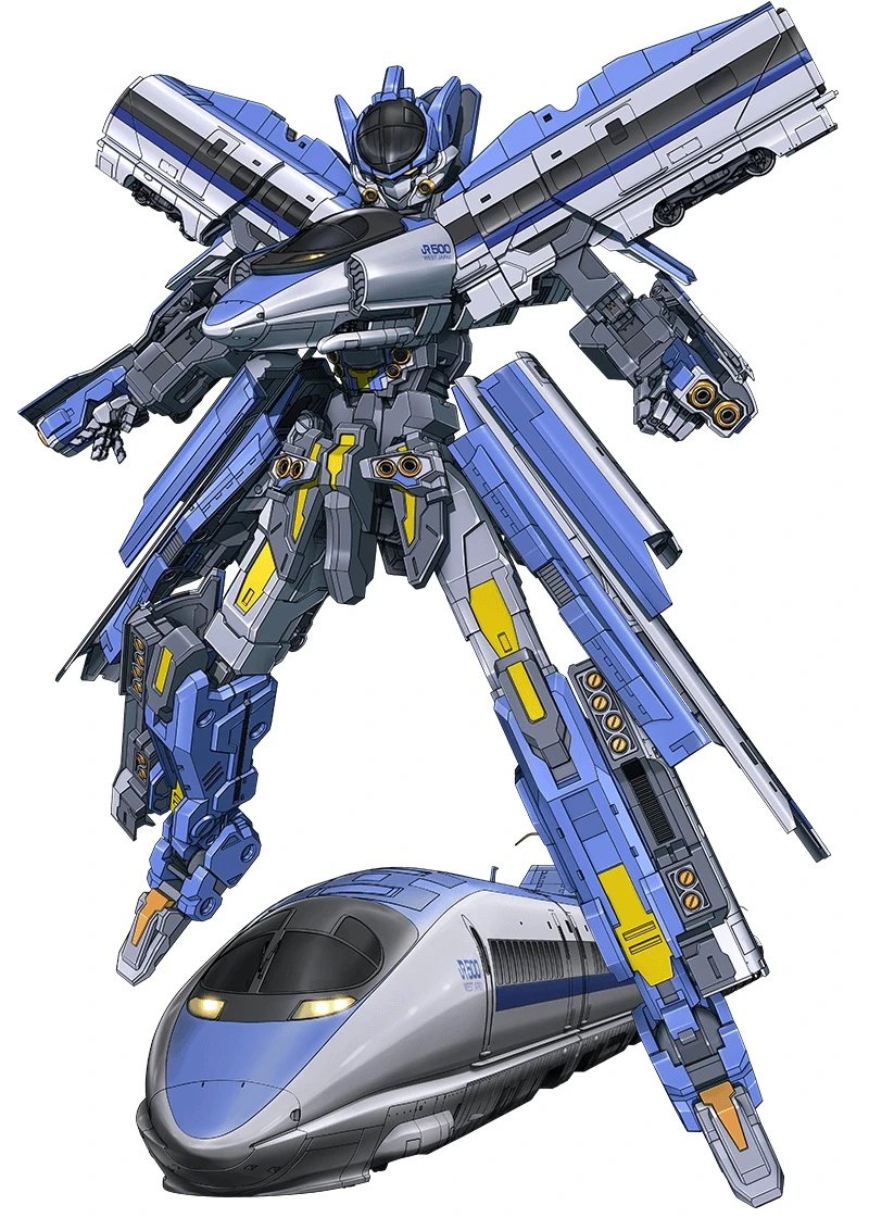 MechAtelier's tweet photo. I just really love mecha made out of trains guys https://t.co/0WZZw5EP2L