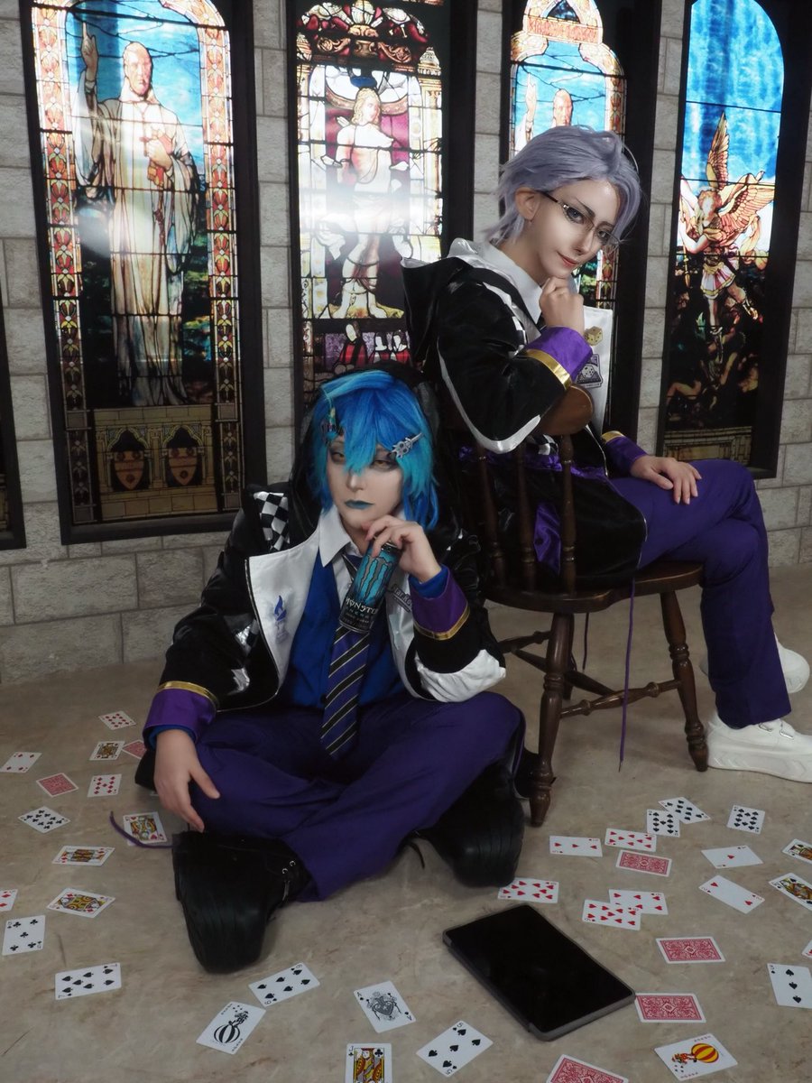 wam72aq0's tweet photo. ⚠︎Cosplay:twst💀🐙

🎲 Board game club ♟

   負けられない、お互いに、譲れない 

.
💀Idia…ぬぅ@Nuu_3021_cos 
🐙Azul…碧空

📸Photo:白狼天狗さん@hakuryoutengu39 
✨️Studio:にくきゅう大河原様 @299studio_o 

#白狼フォト蔵 

#twstコスプレ #ツイステコスプレ https://t.co/JoJ8IB0Zrn