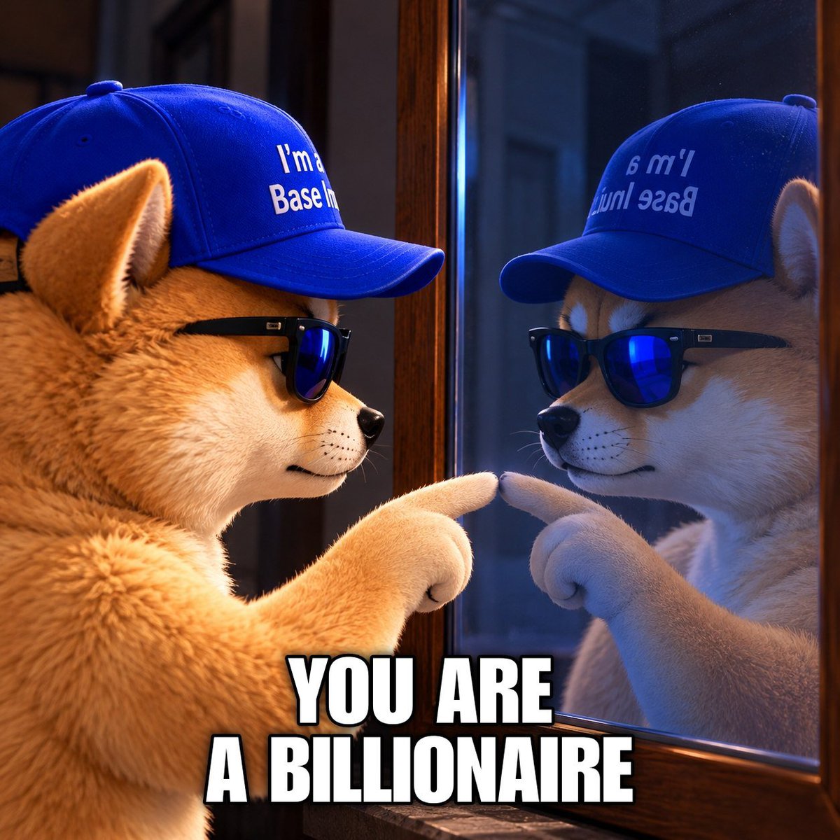 baseinu2026's tweet photo. Wake up, stand Infront of the mirror 
And repeat this everyday! 
$BINU Base Inu https://t.co/mfrQerpaGg
