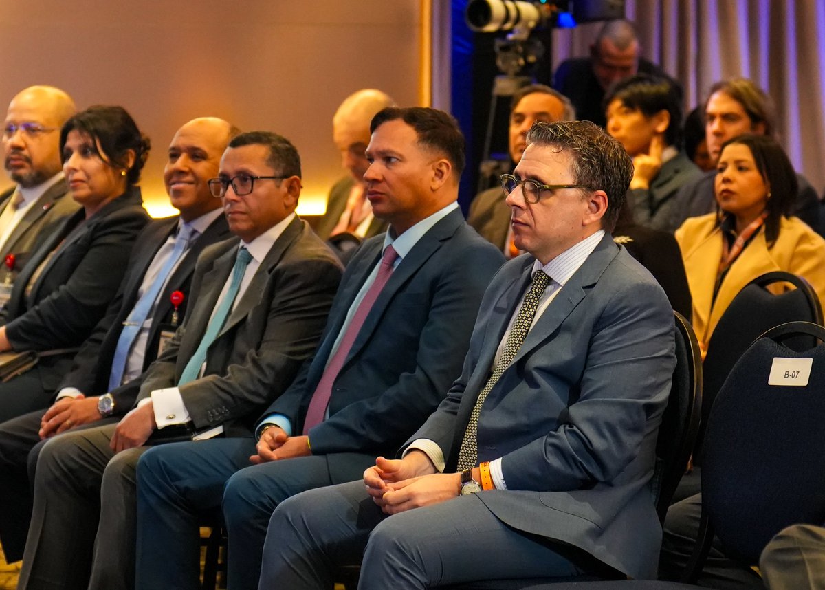 PDVSA's tweet photo. En el marco de la 82.ª Asamblea Anual de Fedecámaras, el presidente de PDVSA, Héctor Obregón, destacó la transformación estructural que vive la industria petrolera nacional tras la implementación de nuevos modelos contractuales y alianzas estratégicas. https://t.co/uM5afIwmir