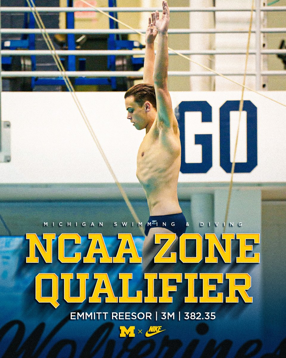 umichswimdive's tweet photo. Three Wolverines qualify for NCAA Zones!

#GoBlue https://t.co/9GNgs2KvIK