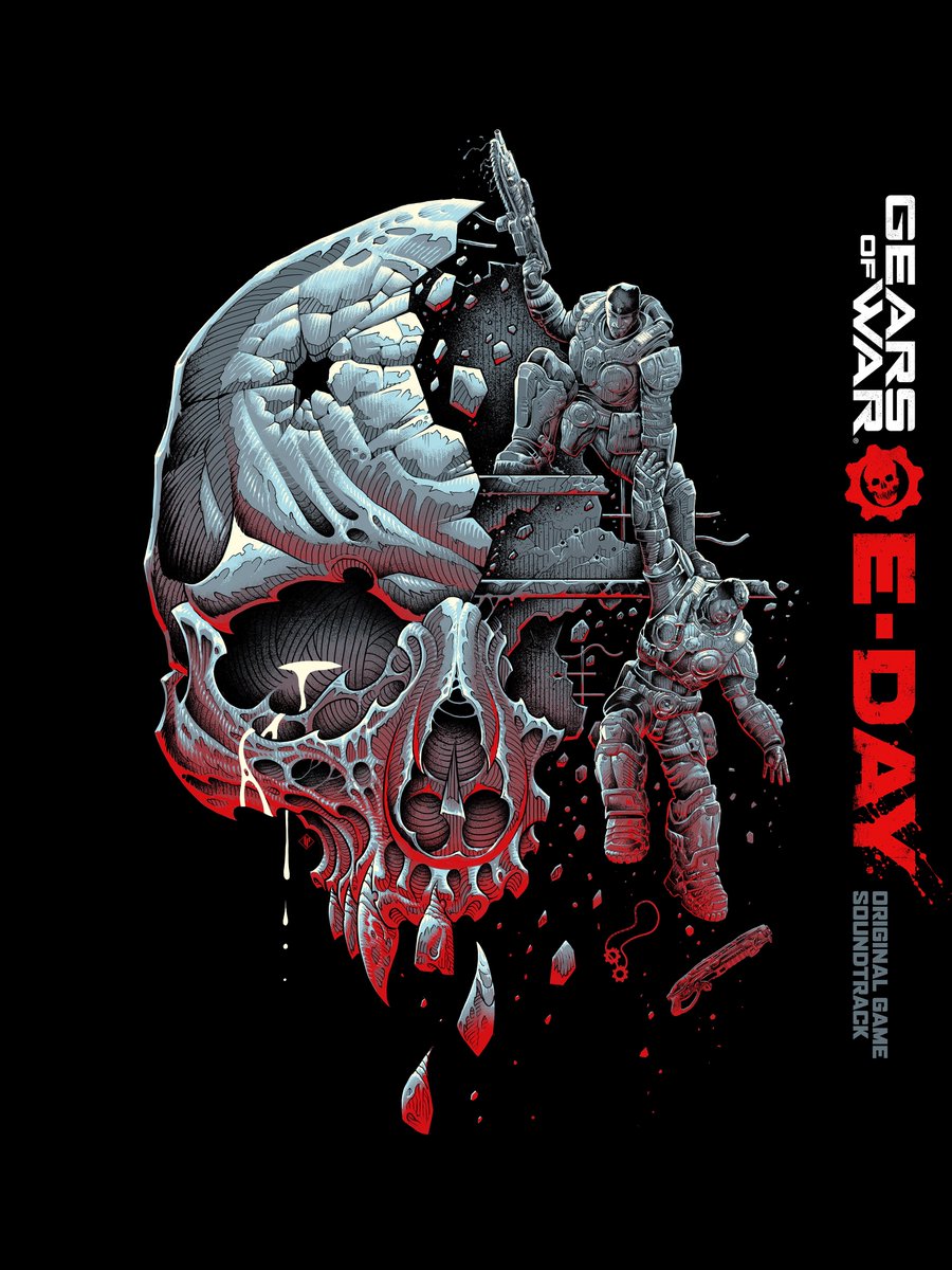 GearsofWar's tweet photo. Listen to the Gears of War: E-Day Original Soundtrack, now available on streaming services. 

In the words of composer Adam Lastiwka, the OST is “an auditory barrage of violence and terror that will pulverize your nervous system into submission.” 🤘🏽

https://t.co/aX7AU9TW9f https://t.co/CrQ9AKjivd