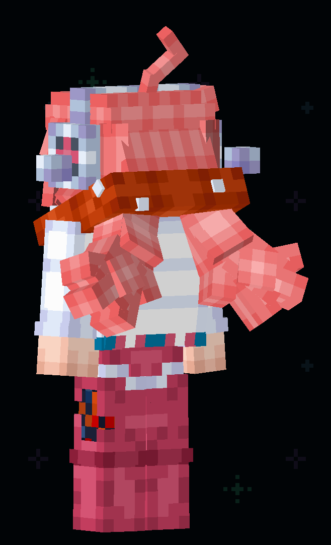 JustPhm_'s tweet photo. hi guys. i got a new hyperfixation so i added the cute robot girl from it into minecraft.

#flavorfoley_fa https://t.co/Qtw4EenIu7