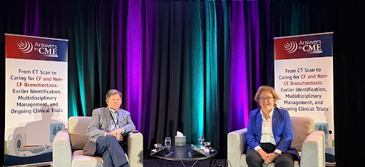 AnswersinCME's tweet photo. Happening now at #NACFC26! Learn practical case-based strategies to spot bronchiectasis earlier, avoid common misdiagnoses, and optimize care.
#NACFC #CME #Pulmonology #AnswersInCMELive #GetYourAnswersInCME #MedEd #LiveCME
w/ Anne E. O'Donnell, MD & Patrick Flume, MD https://t.co/iSeAas3naA
