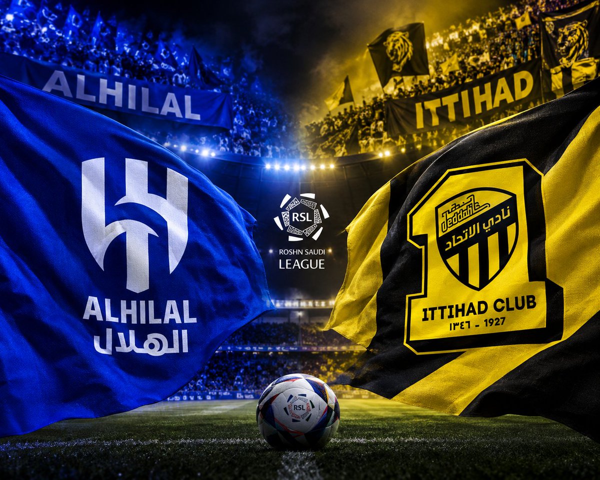 JazzarMohanad's tweet photo. 🔥💙💛 مسابقة الكلاسيكو | الهلال × الاتحاد 💛💙

🎁 الجائزة: [  500 ] ريال

📌 شروط المشاركة:
❤️ لايك
🔁 رتويت
✅ متابعة الحساب @JazzarMohanad
👤 منشن لصديق
⚽️ توقّع النتيجة + أسماء المسجلين

🏆 التوقع الصحيح يدخل السحب على الجائزة!

ورّونا توقعاتكم يا هلالية ويا اتحادية 🔥

#الهلال #الاتحاد #الهلال_الاتحاد #دوري_روشن #فعاليات_مهند