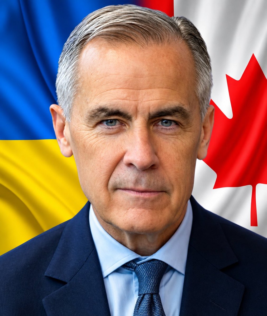 OlenaRohoza's tweet photo. 🇨🇦🇺🇦 Fortunately, not every leader in this world is like Donald Trump. Far from it.

Friends, meet Mark Carney, the Prime Minister of Canada. A man who has proven himself to be a genuine and unwavering friend of Ukraine and the Ukrainian people.

Since 2022, Canada has provided Ukraine with nearly $22 BILLION in assistance, including more than $12 BILLION in direct financial support.

And Prime Minister Carney continues to demonstrate that Canada's commitment to Ukraine is not just a collection of beautiful speeches.

Recently, he announced another $900 MILLION in military assistance, including $475 million for ammunition, nearly $400 million for 35 Canadian-made armored vehicles, and $50 million for critical technologies and engineering equipment.

But that's not all. Carney extended Canada's military training mission for Ukrainian soldiers until 2029. Together with President Zelensky, he announced plans for joint drone production.

Canada also committed an additional $1.18 BILLION to the PURL initiative and $200 MILLION toward Ukraine's reconstruction. His government imposed sanctions on eight individuals involved in the deportation of Ukrainian children.

And on Ukraine's Independence Day, Mark Carney personally traveled to Kyiv to stand alongside the Ukrainian people.

His message was clear: "Canada will stand with Ukraine throughout this terrible war, and when peace comes, we will stand with Ukraine afterward."

These are not empty promises. These are billions of dollars in assistance. Armored vehicles. Ammunition. Drones. Military training. Economic support. Real actions that help Ukraine defend its independence and save lives.

At a time when some world leaders are weakening sanctions against Russia and putting their own political interests ahead of Ukraine's survival, Canada continues to demonstrate what genuine solidarity looks like.

This is what leadership should look like. Not endless promises. Not political theater. Not flattering dictators. But courage, responsibility, humanity, and action.

Prime Minister Carney, thank you for standing with Ukraine. And thank you to the wonderful people of Canada, whose generosity, compassion, and unwavering support mean more to Ukrainians than words can express.

Canada has shown that true friendship is measured not by words, but by actions.

From the bottom of my heart, thank you, Canada! 🇺🇦❤️🇨🇦