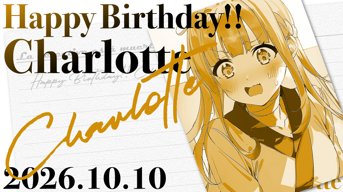 tanteiwamou_'s tweet photo. Happy Birthday Charlotte 2026.10.10 
#たんもし #tanmoshi https://t.co/7ptUJVp3Bb