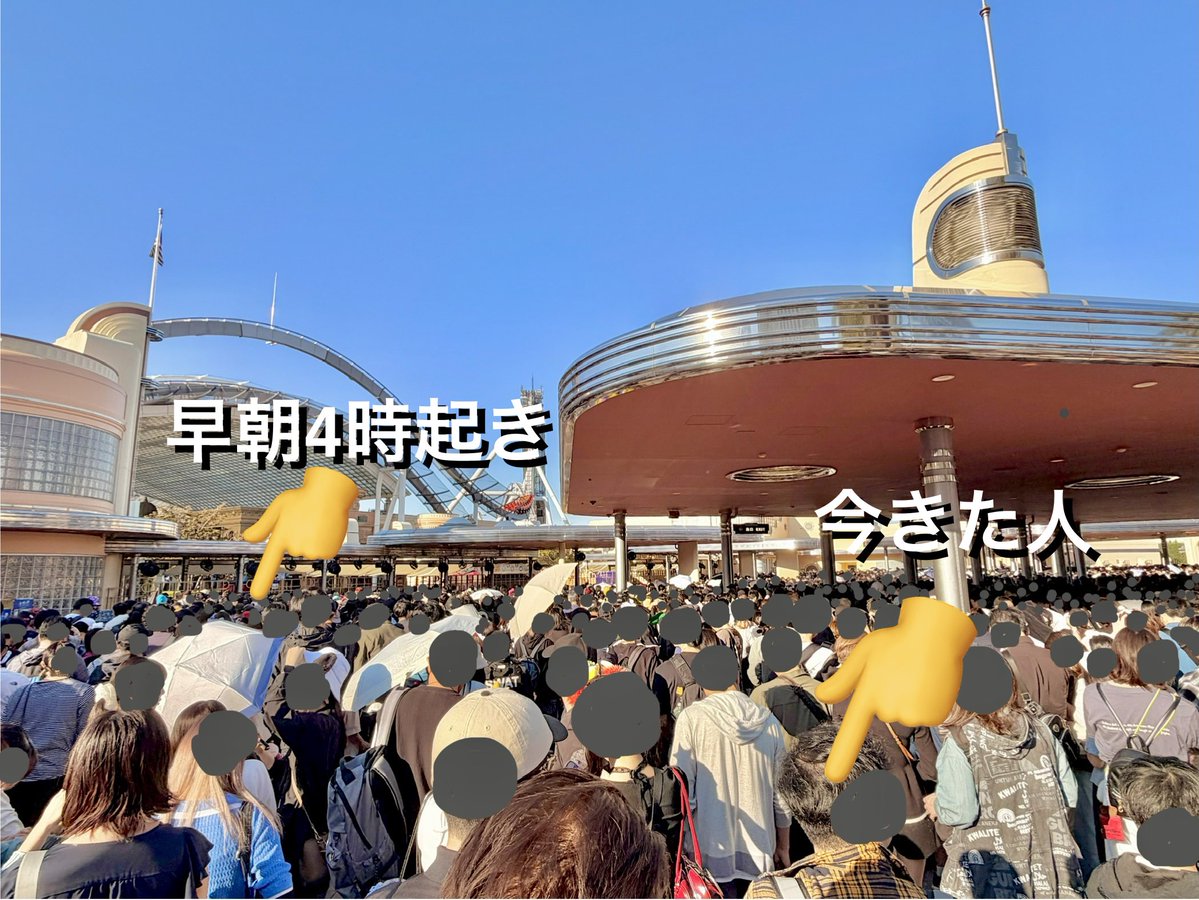 kinopio054's tweet photo. ユニバあるあるだけど
大体これ全員15分で入れる #USJ https://t.co/CaLJ3xLvrA