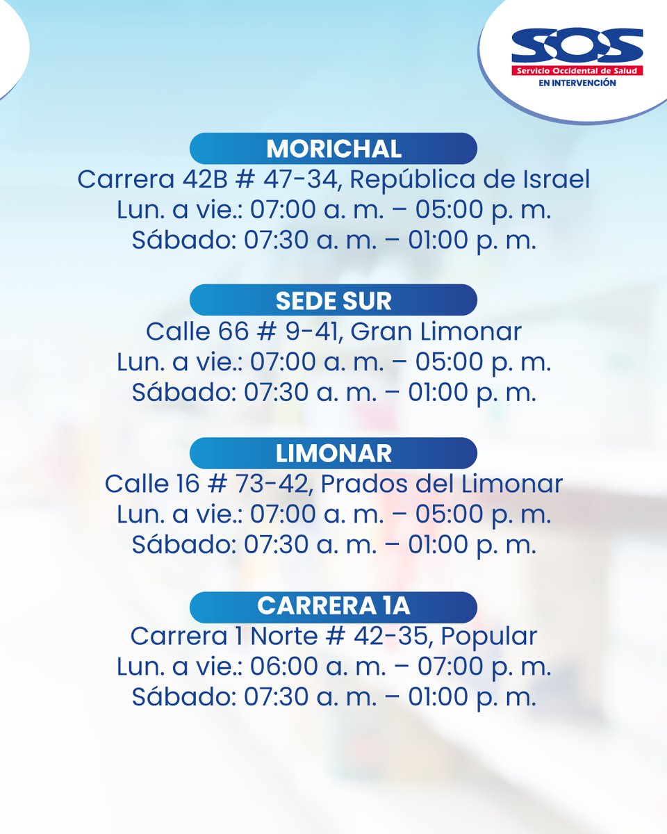 Eps_Sos's tweet photo. 💊 ¡Estamos más cerca de ti!

Conoce nuestros puntos de atención farmacéutica PBS en Cali y encuentra el más cercano para ti.

 Una atención segura y cercana para acompañarte en el cuidado de tu salud.

#CuidarteNosInspira

@Supersalud https://t.co/zqz1xUDtAB
