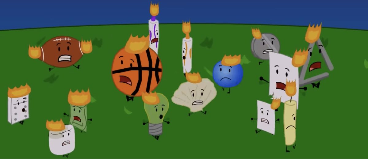 Eyeballington's tweet photo. the recommended characters at the end of bfdi 12 are very special to me https://t.co/F66dz9iIGl