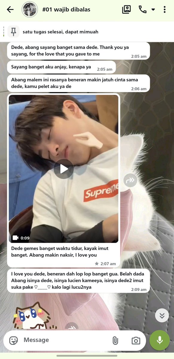 smoresdeep's tweet photo. bayangkan menjadi aku, mendapat selamat pagi sepeti ini https://t.co/RoJ7ezkVcW
