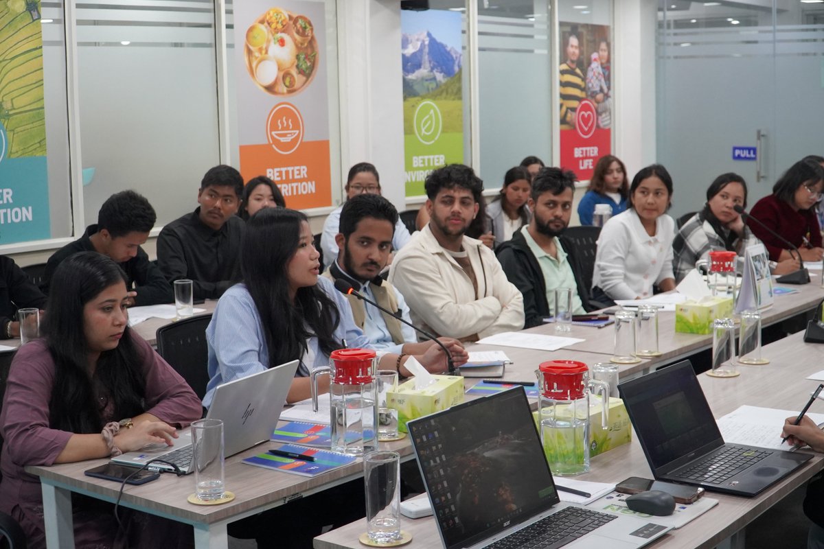 FAONepal's tweet photo. Youth aren’t just the future of climate action—they are leading it today.
Proud to support the National Youth Consultation alongside @wffnepalchapter, NYCA, NWCF & NIWF to bridge local youth priorities with global climate action.
#FAONepal #WFFNepal #ClimateAction https://t.co/SwE7kSADSF
