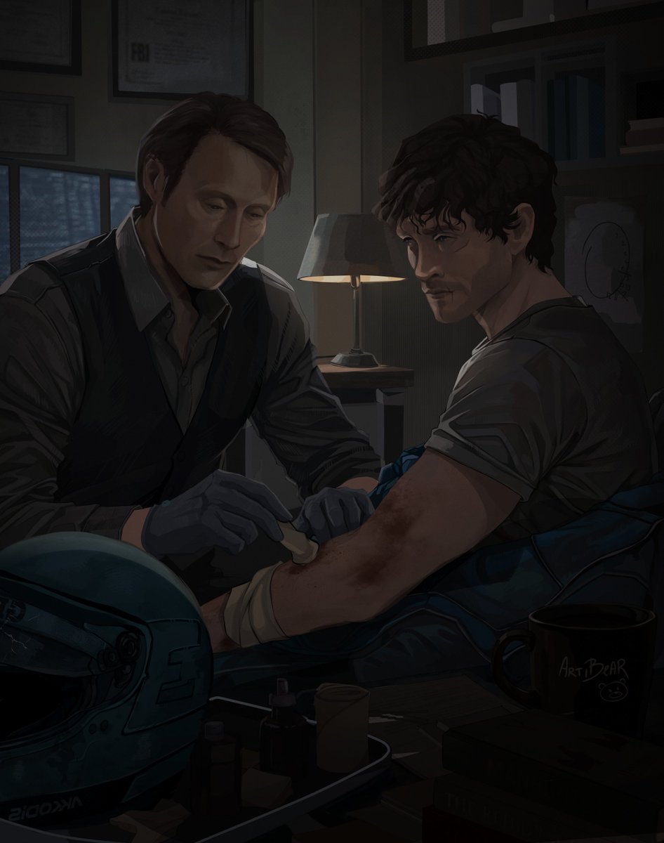 Artist_artibear's tweet photo. F1 AU 
#hannigram #hannibal https://t.co/iWI3qwyA80