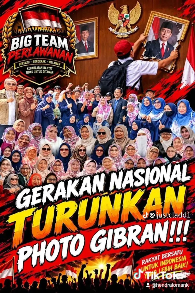 hendra_tomank's tweet photo. WAPRES ILEGAL TIDAK MEMENUHI SYARAT, WAJIB MUNDUR ATAU DIMAKZULKAN. https://t.co/a5NJdn2yon