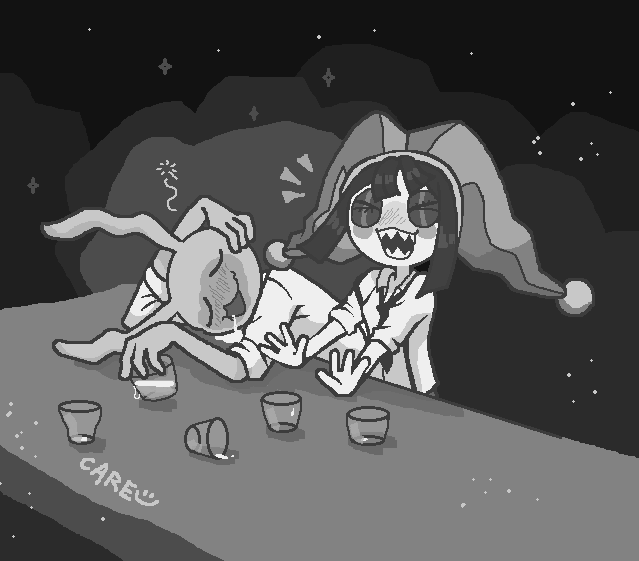 villagerkiki's tweet photo. #funbuntober26 #funnybunny #jax #pomni
Day 9: At The Bar
Lightweights 🥴 https://t.co/CJ88aa5cuW