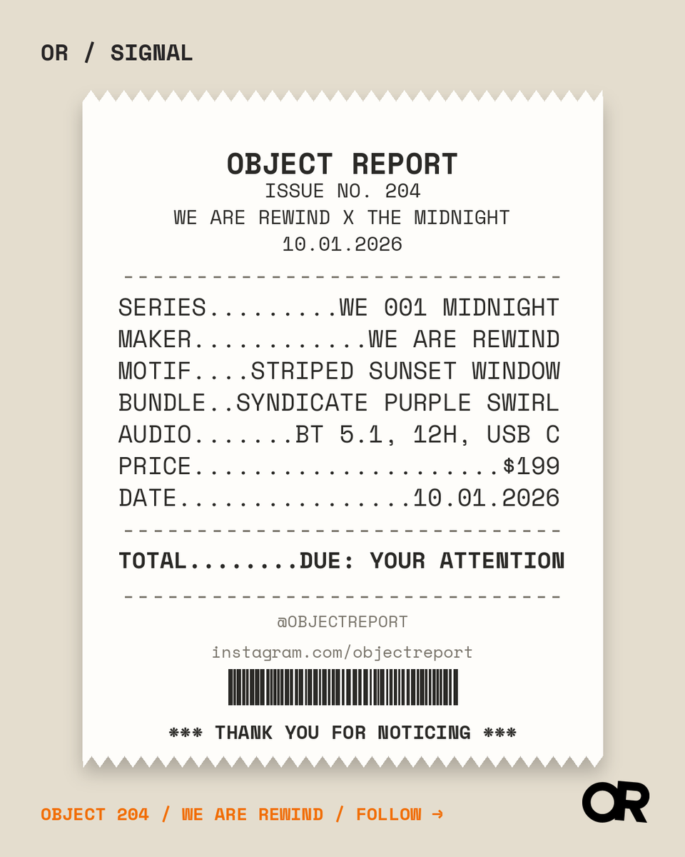 objectreport's tweet photo. Spotted by @objectreport.
#objectreport #cassette #walkman #synthwave #themidnight #retrotech #audiohardware https://t.co/0kvqFvBvMb