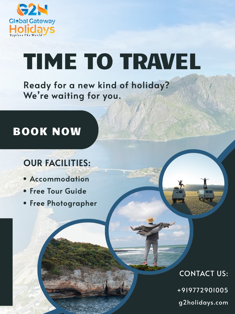 carolRehfeld's tweet photo. Life is short and the world is wide. Travel stress-free with Global Gateway Holidays: accommodation, tour guides, photography, and seamless planning included. Your next adventure starts today. https://t.co/hhTSep35pN