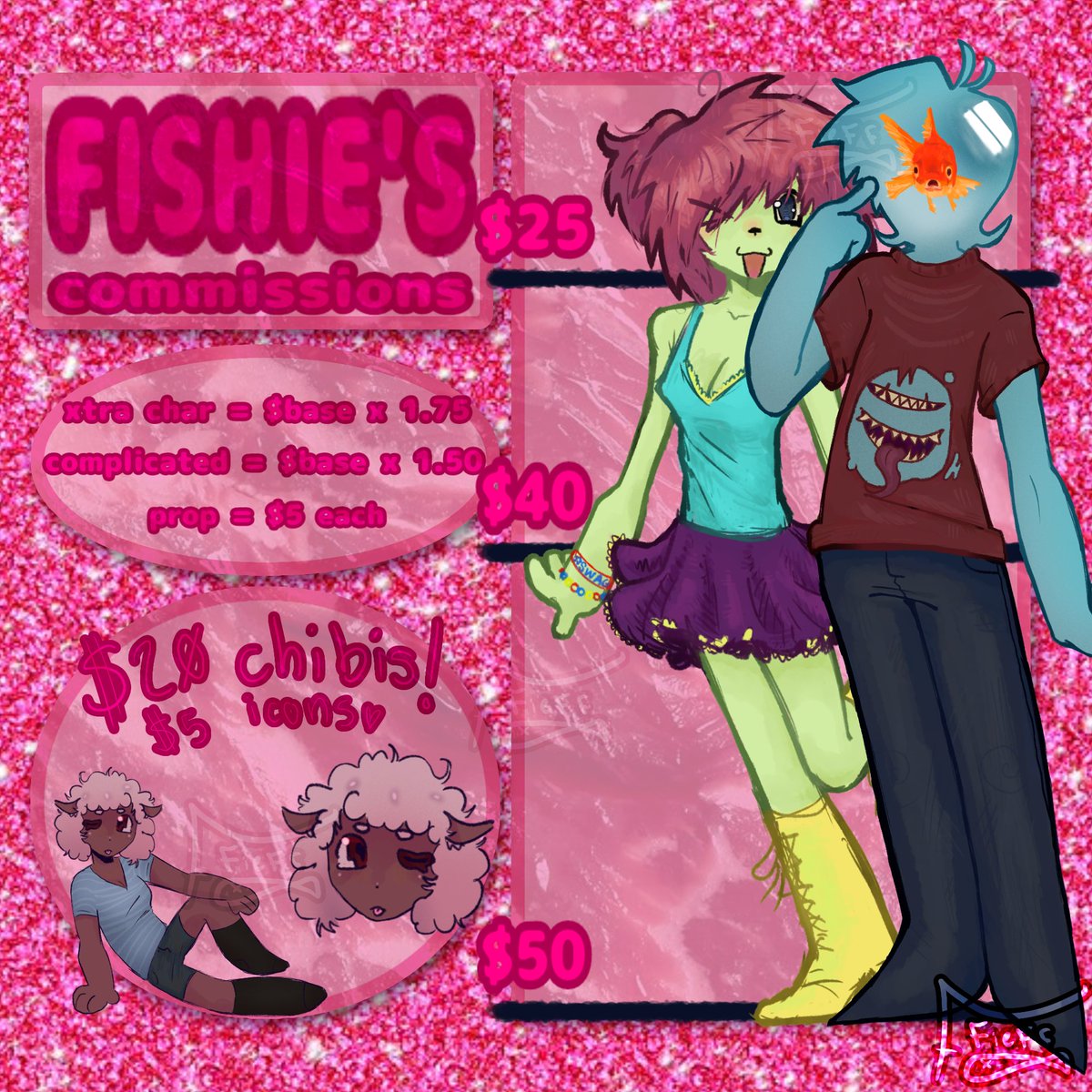 fishfishiefishf's tweet photo. Recent comm page! #commissions #commission #commissionsopen #art #artmoots #vgencode https://t.co/YCr7Xq6Kd9