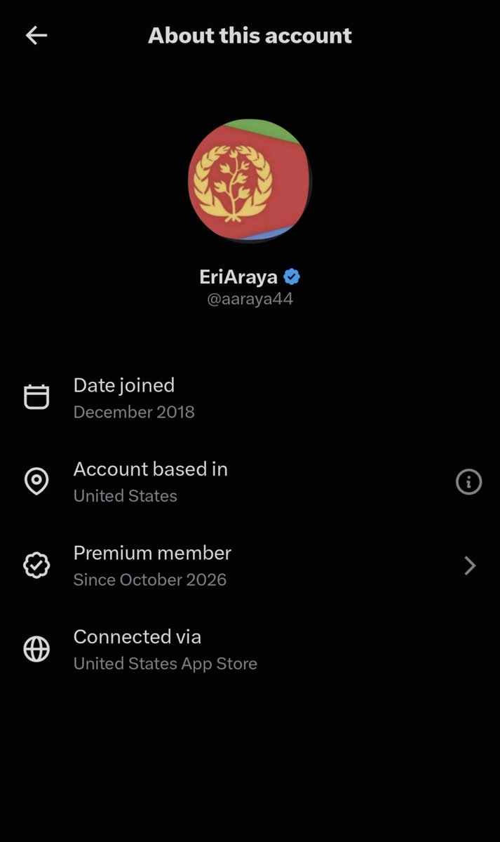 JohnSmith3wrw's tweet photo. @aaraya44 @Eriboywd2 Why are you based in north America? Why don't you live in Eritrea? https://t.co/6w6YlNf7Tl