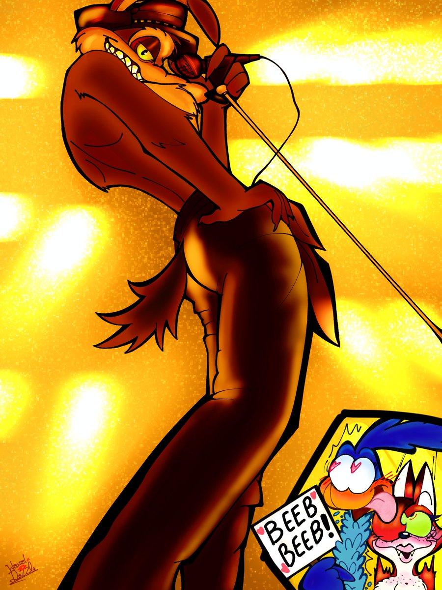We4selD4zzle's tweet photo. Baby, they're just having a good time! 💅✨️
#looneytunes #looneytunesart  #roadrage #wileroad  #ocxcanon https://t.co/EM4rdG0kQA