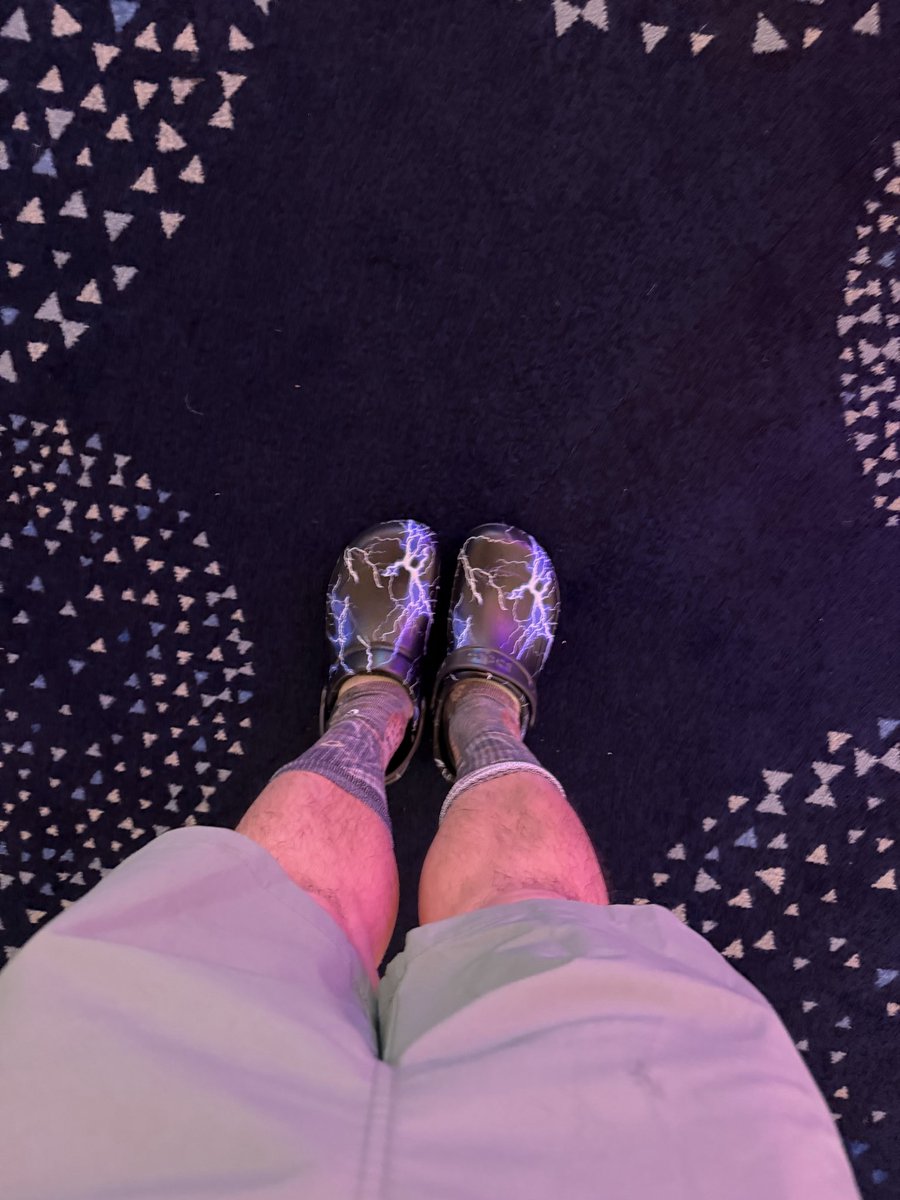 ManOfTheLibrary's tweet photo. I’m gonna make @Crocs more famous than a Crocodile can.  🐊 https://t.co/fXj1xMzNer