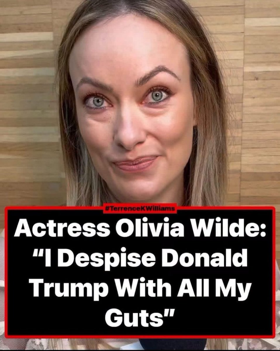LoryReport_bkp's tweet photo. 🚨 Olivia Wilde says she despises Trump. 

Does Hollywood’s anti-Trump attitude change your opinion of these celebrities?

YES or NO? https://t.co/6SEk4onCAR