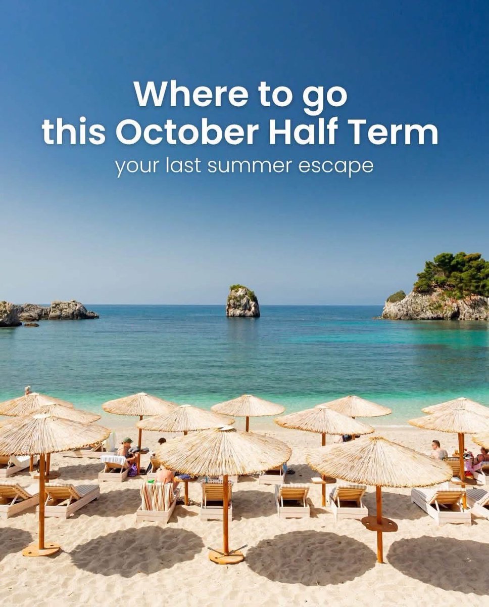 fatmaglen's tweet photo. Still chasing summer this October half term? Escape the UK autumn blues with warm weather, sunshine and fewer crowds in Cyprus, Crete, Rhodes, Kos, Santorini, Athens or Thessaloniki. Ready to extend summer? Message me to plan your getaway. https://t.co/gjsw1KfBSK