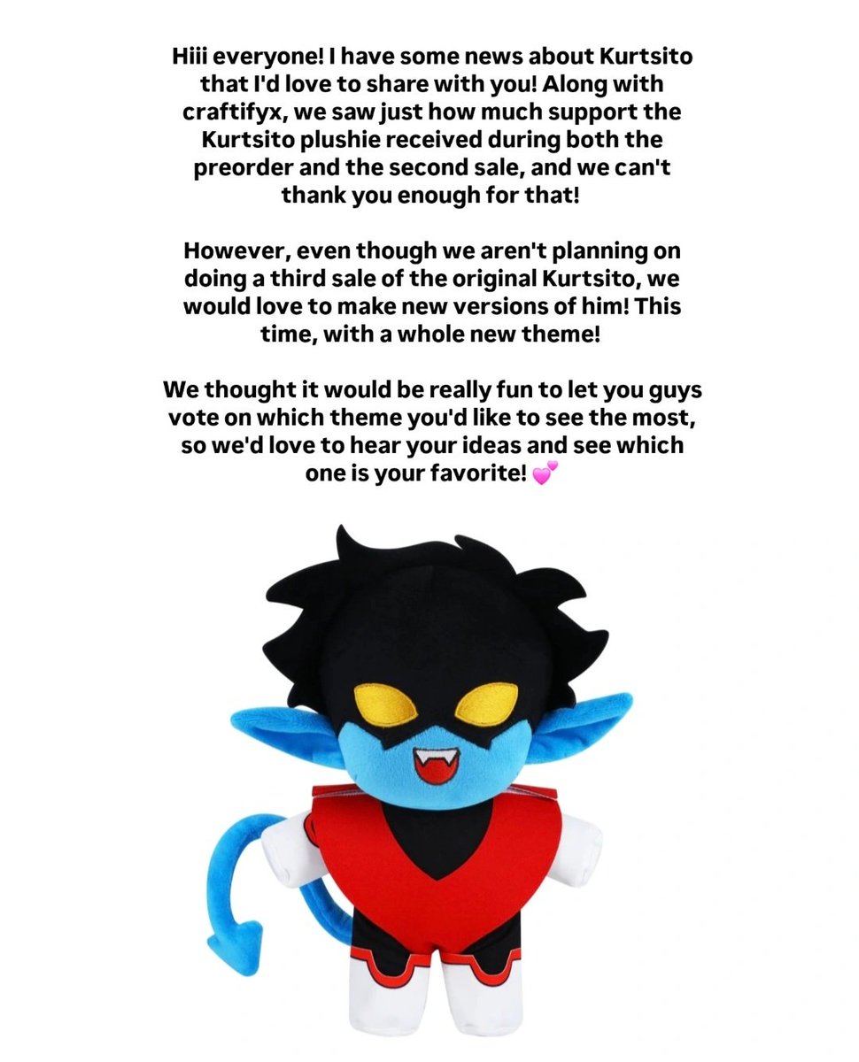 Anycherryberry's tweet photo. KURTSITO NEWS! (PLEASE READ EVERYTHING) https://t.co/pSyE2zp1cJ