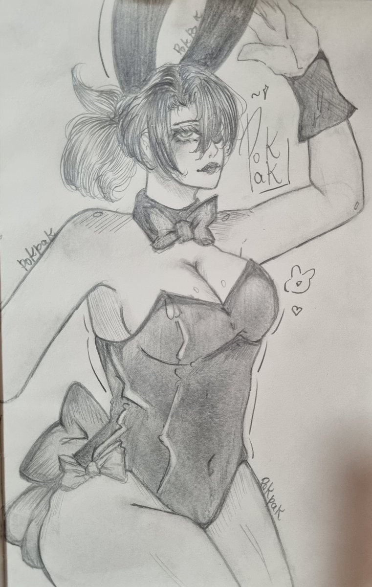 PokPakarts's tweet photo. ⋆. 𝜗ৎ˚ One day, One Valentine! (From 7th - 17th)

Day 3: BUNNY VALENTINE EHEHE! she's so cute and pretty in this :< our absolutely gorg nurse! 

spoiler for tomorrow... 🧟‍♀️

#valentine #skullgirls #skullgirlsfanart https://t.co/5hPue0xNu8