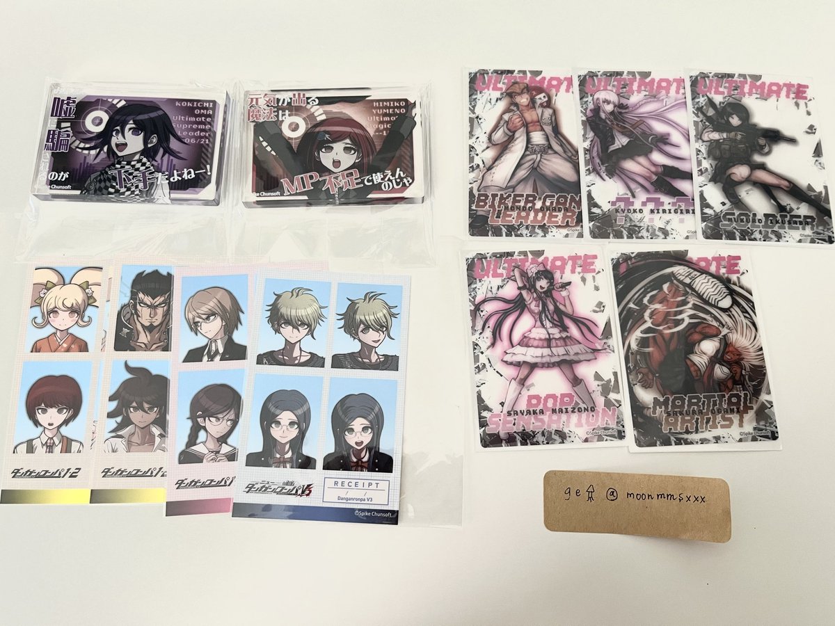 moonmmsxxx's tweet photo. 【交換】ダンガンロンパ  百均【譲渡】

求┊︎アクリルブロック➜最原・ゴン太
       証明写真➜ゴン太、春川・百田
       コレカ➜最原・ゴン太・春川・百田
譲┊︎写真参照

最原、ゴン太が決まるまでお返事が前後する可能性がございます。
異種交換も可能です👌´- https://t.co/NY4jFkGa22