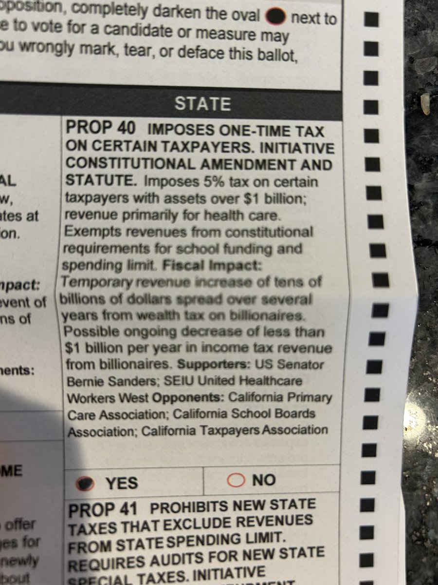 Coolnerdxx22's tweet photo. I am filling out my ballot. I have chosen to willingly abstain from voting for Governor because neither Becerra or Hilton are committed to bringing the change California needs https://t.co/Y7ytZyiOI3