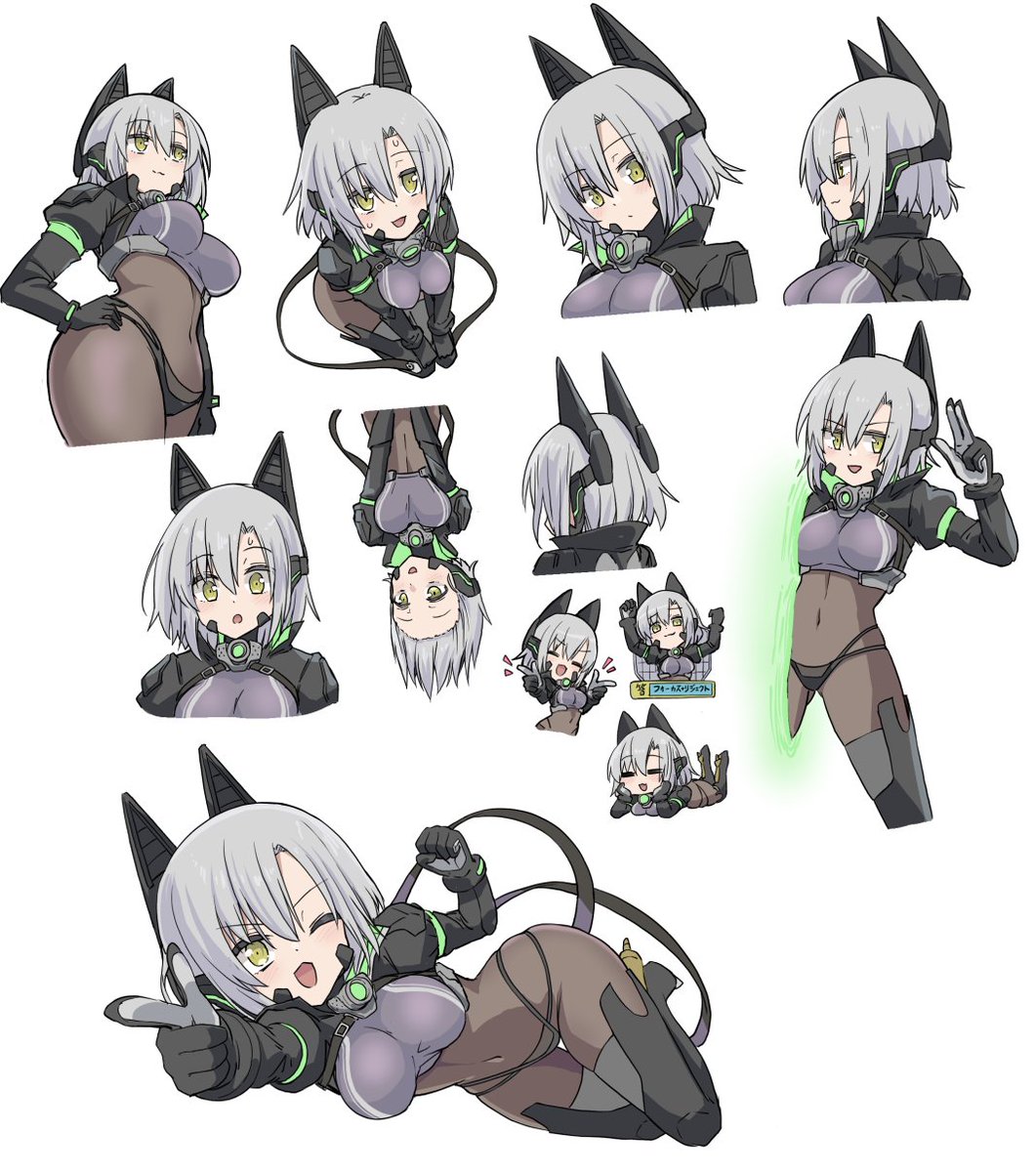 kujira_lorant's tweet photo. 入り用なので対物ライフルさんいっぱい描きました。 https://t.co/JhhIEkUlFD