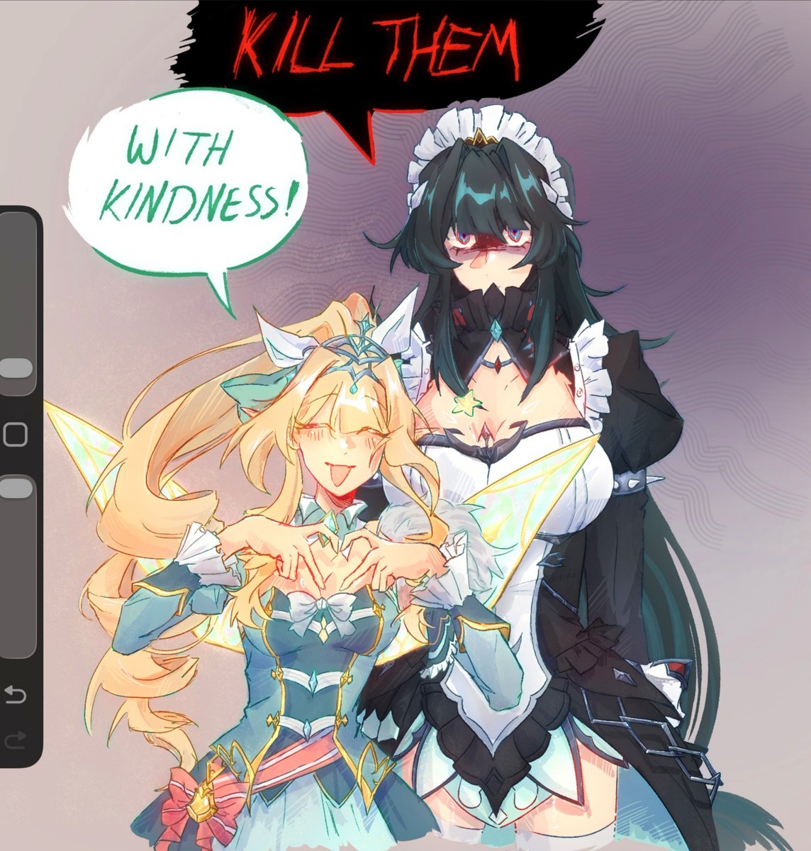 CaitoAyu's tweet photo. I've really been enjoying these two, Vesna and Danica's dynamic was really fun in the Story
♪⁠ヽ⁠(⁠･⁠ˇ⁠∀⁠ˇ⁠･⁠ゞ⁠) https://t.co/V6GG3xpoHd