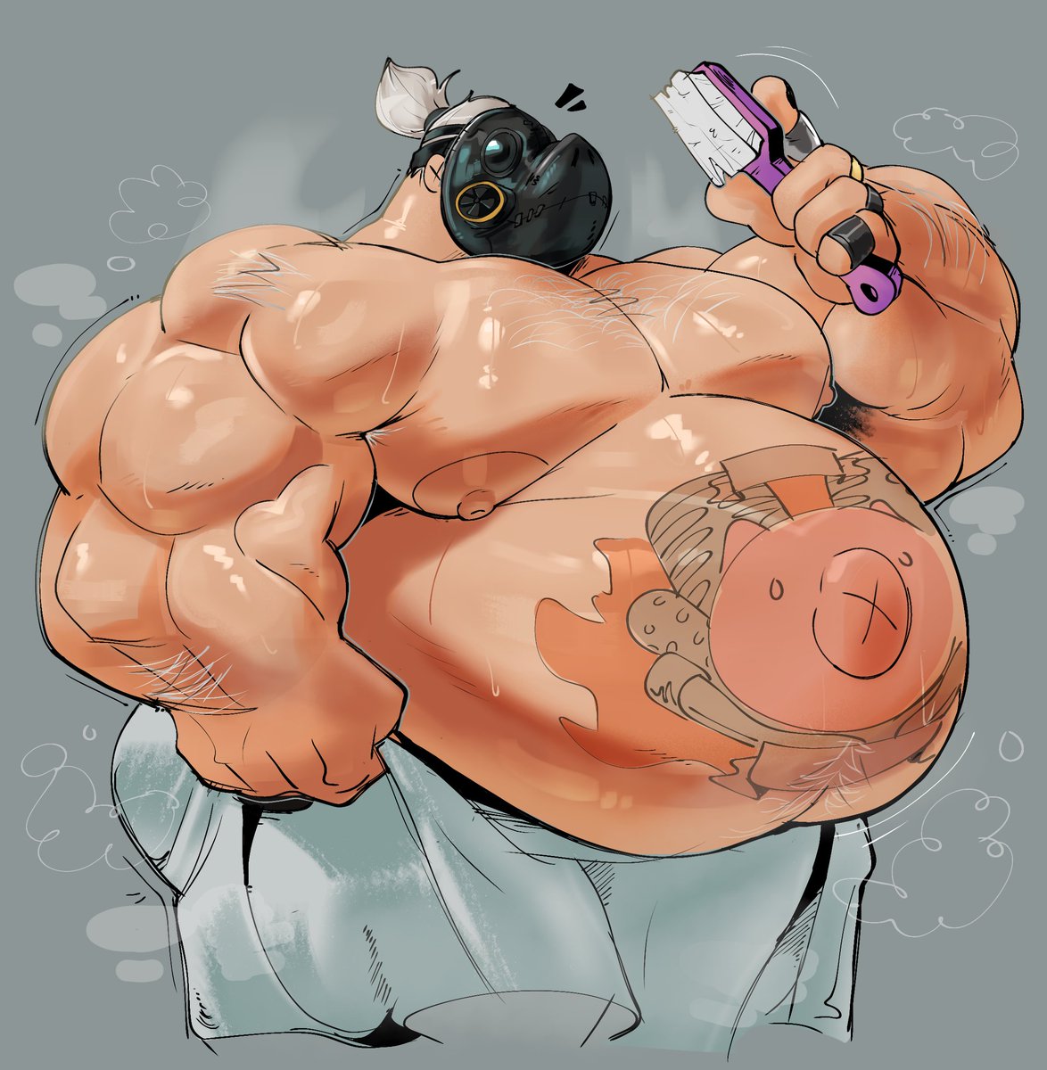 Its_ColdPizzArt's tweet photo. whole hog 🐷 https://t.co/KcmuYtSZPd