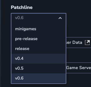 DevSlashNulled's tweet photo. v0.6 patchline has been released ahead of chapter 1s launch on Monday, available now in your launcher. https://t.co/OYKwGUonII