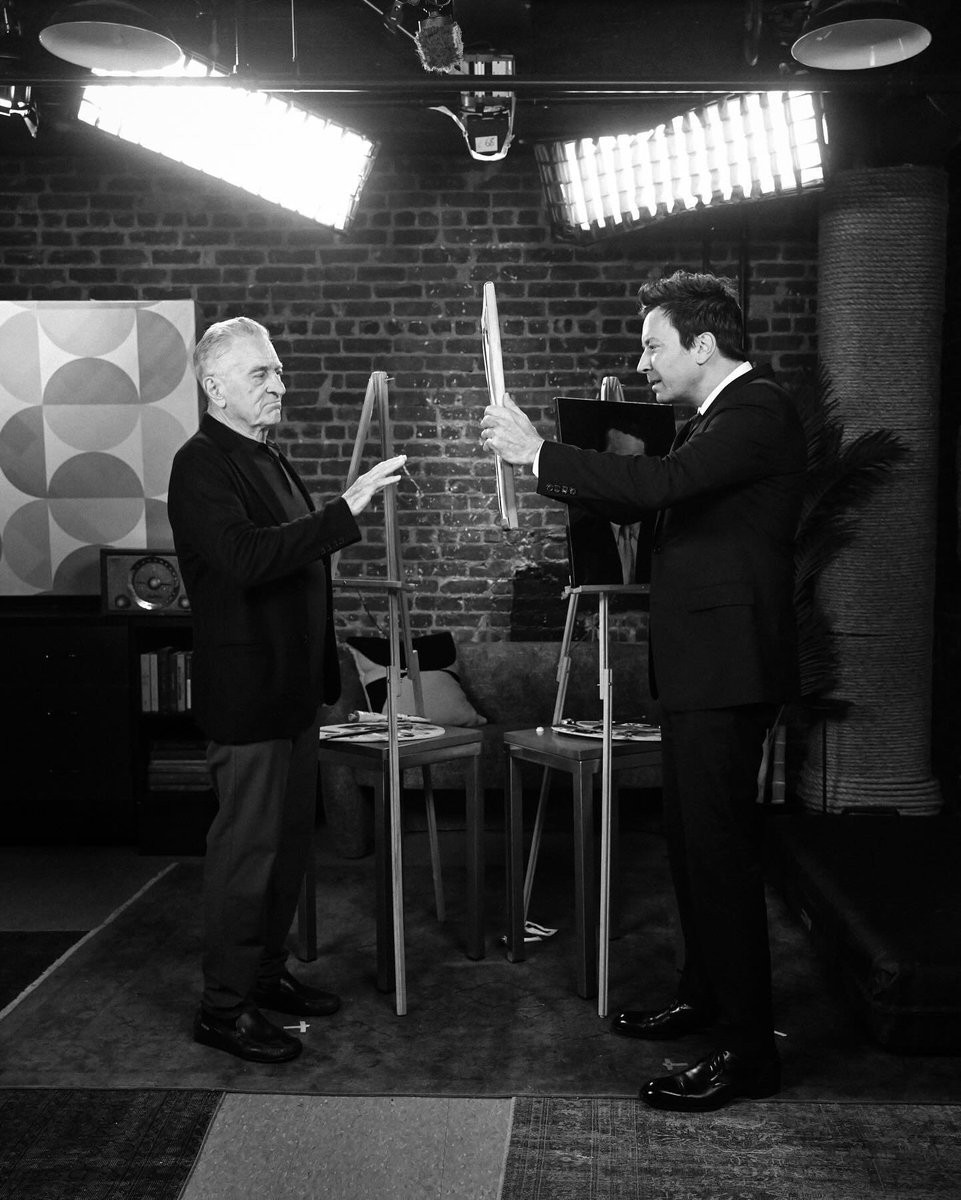 RobertDNiro_'s tweet photo. Making my 10th Tonight Show appearance to talk the Tribeca Film Festival and my new movie Ezra! 

#FallonTonight https://t.co/VHxNZjIsc8