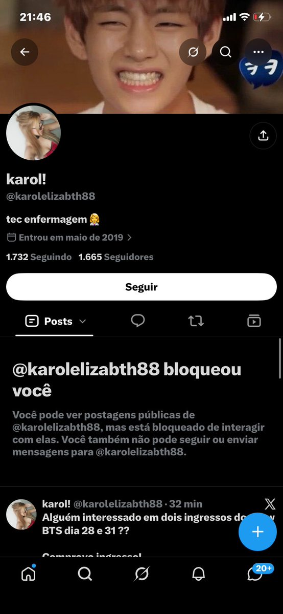 kakawsrs_'s tweet photo. Gente denunciem esse perfil está usando minha imagem!!!! 🚨🚨

#BTS_WORLDTOUR_ARİRANG https://t.co/BIn3TtDUcd