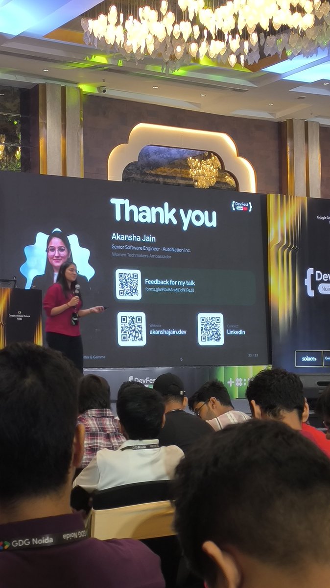 PranavMathur36's tweet photo. Loved the energy and learning experience! Excited to learn and build more! 🙌
#DevFestBinGo #GDGNoida #GoogleDevelopers https://t.co/CFf8ARdOQM
