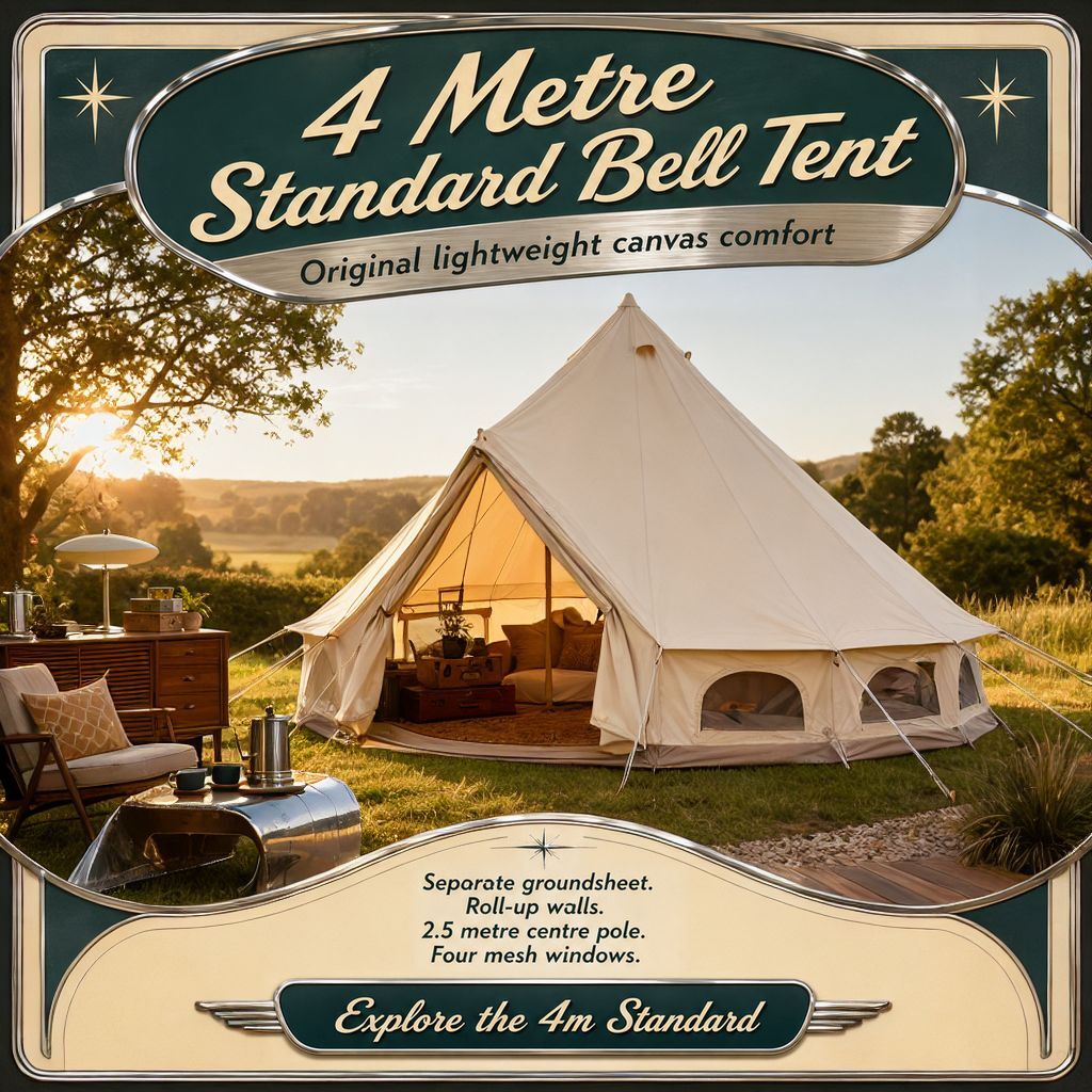 belltentuk's tweet photo. Let the air in without losing comfort. Four mesh windows and a 2.5 metre centre pole make the 4 Metre Standard Bell Tent feel open and practical. https://t.co/oYP2aR5pd6 https://t.co/uw7gHZ3AH2