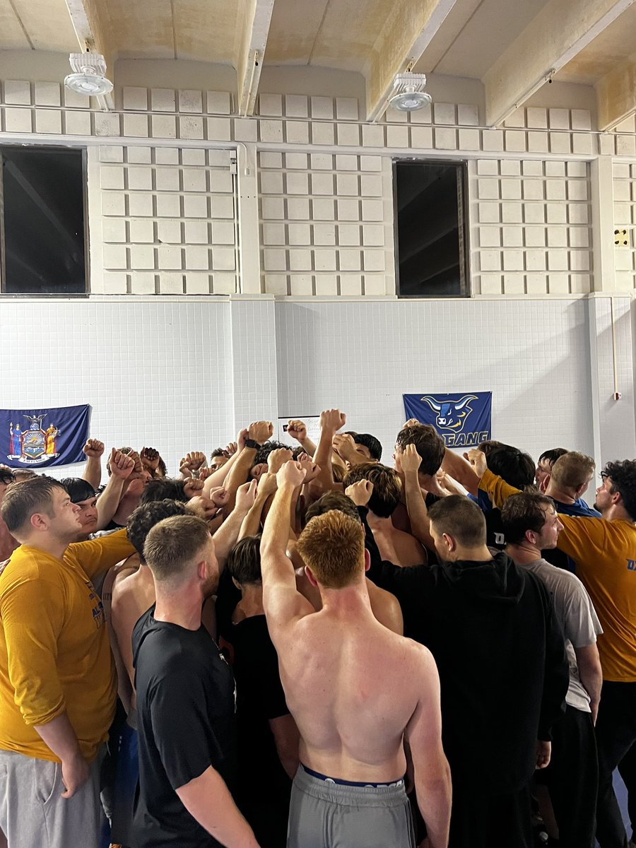AlfredWrestling's tweet photo. First one in the books, we’ll be back at it again later this afternoon. #alfredstate #bluecollar #oxgang #oxgangarmy 🐂🫡🪖💯 https://t.co/F0p6lZH2DX